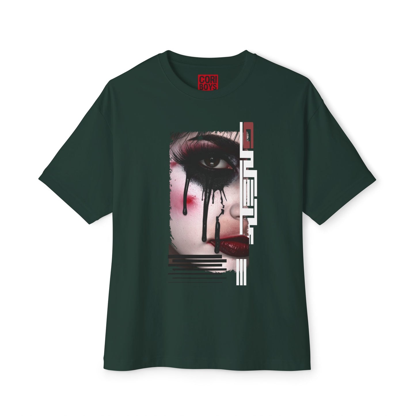 Artistic Oversized Tee - Bold Abstract Design, Streetwear, Casual Style, Unique Gift, Graphic Tee