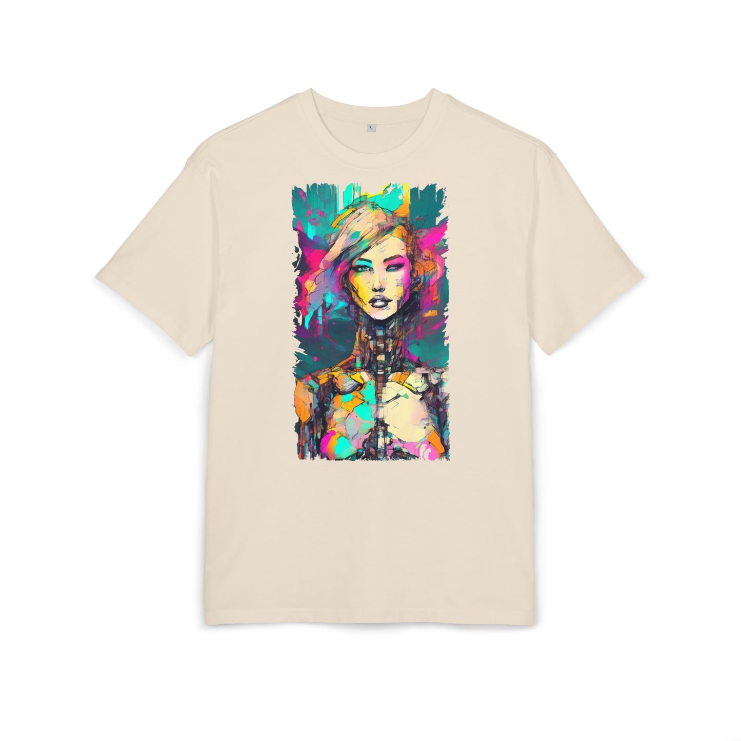 Vibrant Art Oversized Tee, Unisex Colorful T-Shirt, Graphic Arts Apparel, Casual Streetwear Gift, Unique Fashion Statement