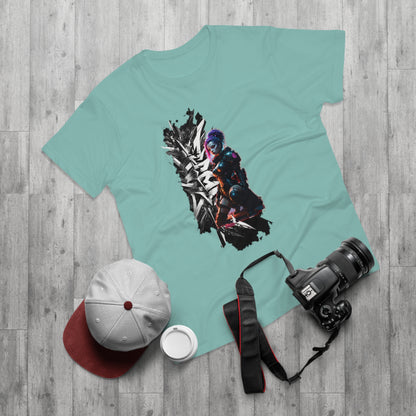 Unisex Graphic T-Shirt Featuring Bold Illustration, Streetwear Style Tee, Trendy Casual Wear, Perfect Gift for Graphic Art Lovers