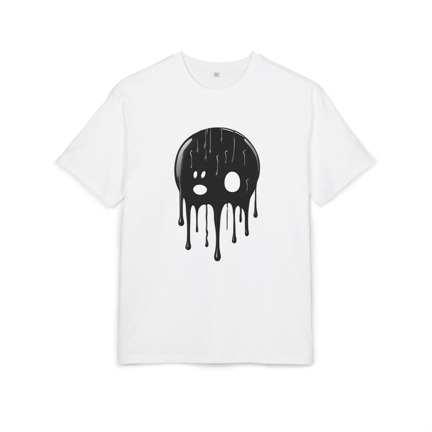 Edgy Skull Graphic Unisex Heavy Oversize Tee