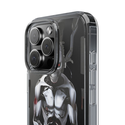 Clear Phone Cases with Cyber Design