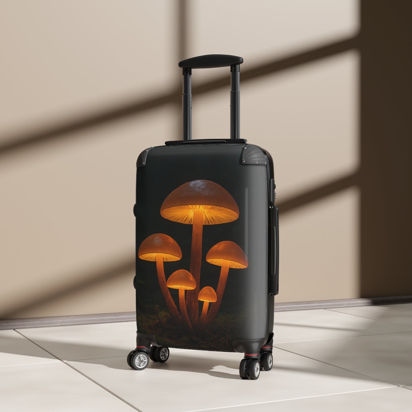 Mushroom Suitcase – Travel Gear, Luggage, Weekend Getaway, Gift for Travelers, Adventure Accessories