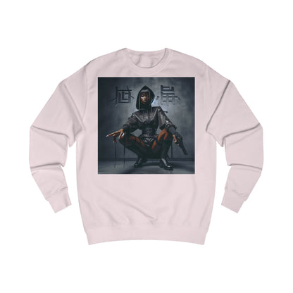 Edgy Graphic Unisex Sweatshirt, Casual Streetwear, Unique Gift, Cozy Fall Fashion, Comfortable Sweatshirt, Trendy Hoodie Alternative