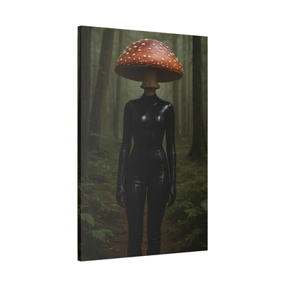Mystical Mushroom Canvas Art Print, Fantasy Wall Decor, Unique Gift, Home Decoration, Nature Inspired Artwork