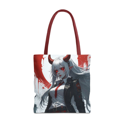 Gothic Anime Tote Bag | Stylish AOP Design | Perfect for Shopping, Gifts, Casual Use, Halloween, Cosplay