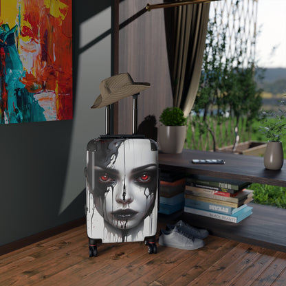 Travel Suitcase - Stylish Dystopian Dark Design for Adventurers