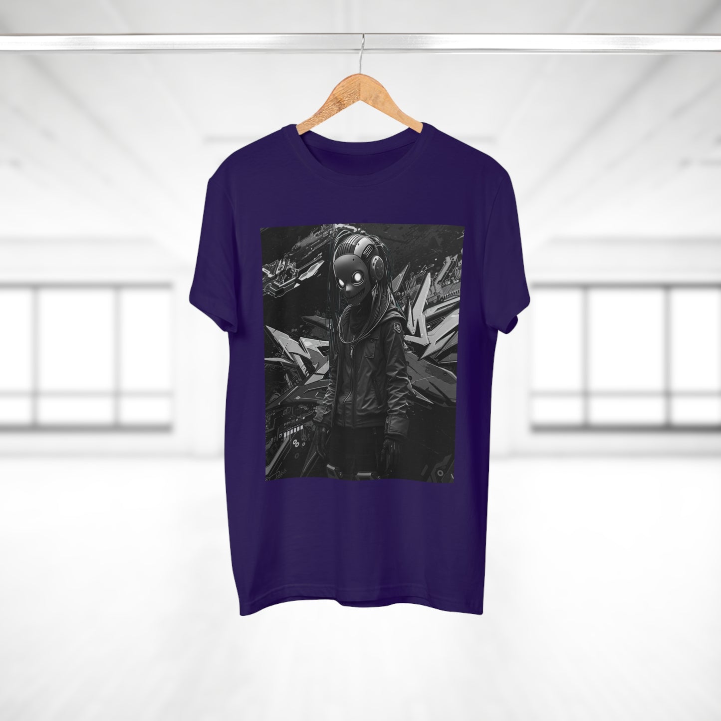 Urban Cyberpunk Unisex T-Shirt - Edgy Graphic Tee with Futuristic Design