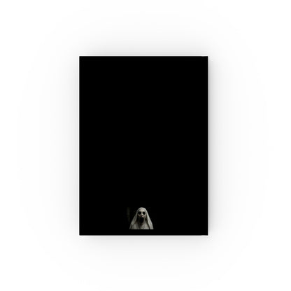 Horror-Themed Hard Backed Journal, Scary Writing Notebook, Perfect for Halloween, Dark Aesthetic Journal, Gift for Horror Fans