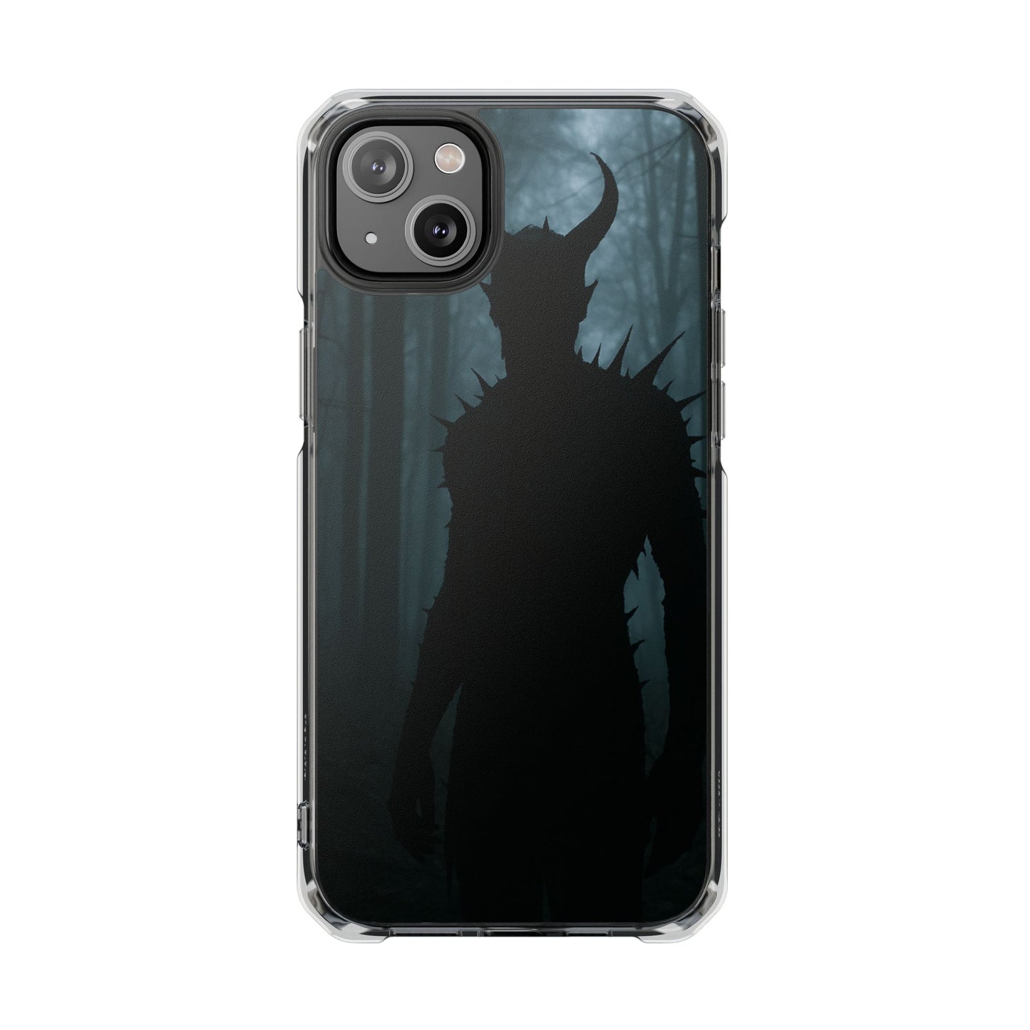 Magnetic Phone Cases, Dark Fantasy Case, Spooky Halloween Accessory, Gift for Gamers, Customizable Clear Impact Cover