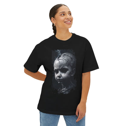 Edgy Unisex Oversized Tee - Streetwear Graphic Top, Casual Style, Everyday Wear, Unique Gift, Alternative Fashion