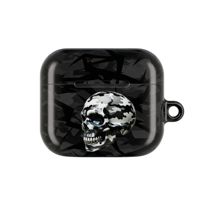 Edgy Skull AirPod Case | Unique Headphone Accessories | Gift for Music Lovers, Tech Enthusiasts, Birthdays, Holidays, Halloween