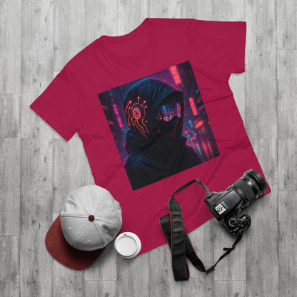 Cyberpunk Graphic Tee for Men & Women, Futuristic Streetwear, Perfect Gift for Gamers, Casual Wear for Tech Enthusiasts, Urban Style T-Shirt