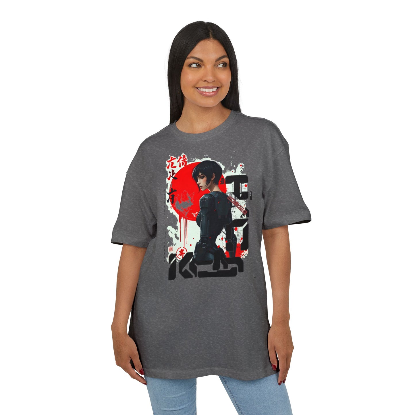 Unisex Oversized Graphic Tee with Anime Design, Casual Streetwear, Perfect for Everyday Wear, Gift for Anime Fans, Cosplay, Summer Style