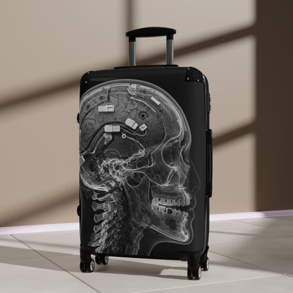Stylish Travel Suitcase with Cyber Design - Perfect for Adventurers