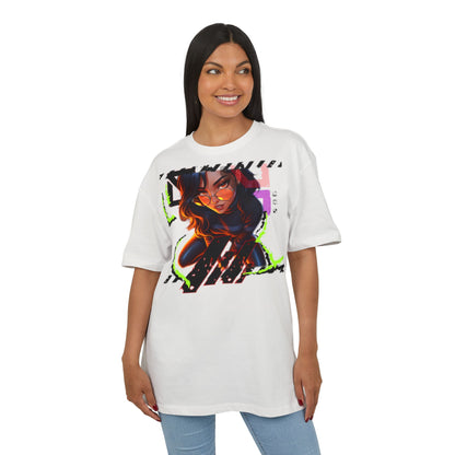 Edgy Graphic Unisex Heavy Oversize Tee - Street Style Fashion