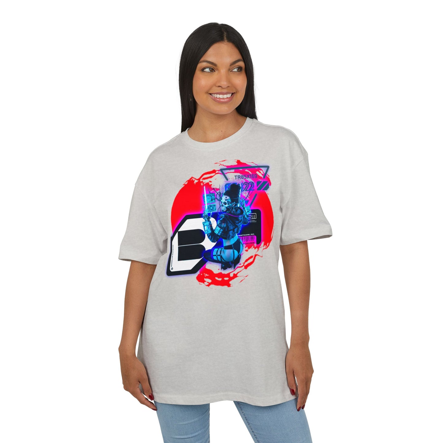 Vibrant Graphic Unisex Oversize Tee | Streetwear Style T-Shirt, Cool Casual Wear, Unique Gift, Festival Attire, Creative Design