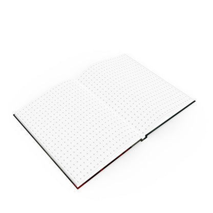 Mystical Red Cloak Hard Back Journal | Dream Journal, Writing Notebook, Creative Planner, Gift for Writers, Gothic Decor