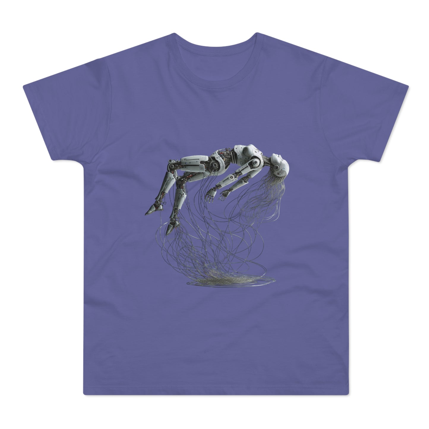 Futuristic Graphic Tee, Cool Unisex T-Shirt for Tech Enthusiasts, Gift for Birthdays, Casual Wear, Unique Art Shirt
