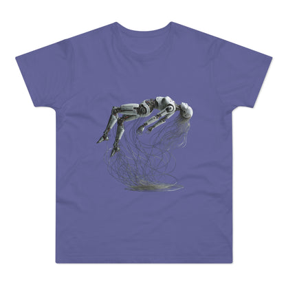 Futuristic Graphic Tee, Cool Unisex T-Shirt for Tech Enthusiasts, Gift for Birthdays, Casual Wear, Unique Art Shirt