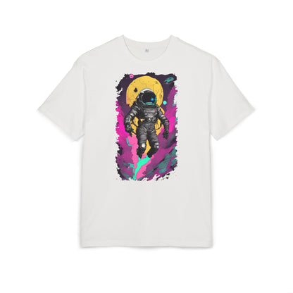 Cosmic Astronaut Tee, Unisex Oversize Tee, Space Graphic Shirt, Retro Astronaut T-Shirt, Gift for Space Lovers, Unique Graphic Tee