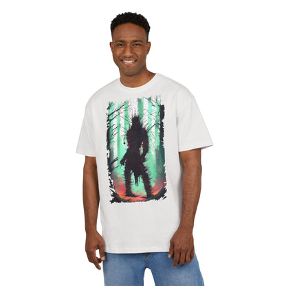 Unisex Oversized Graphic Tee with Forest Silhouette | Comfy Casual Wear, Gift for Nature Lovers, Ideal for Camping, Hiking, Everyday Style