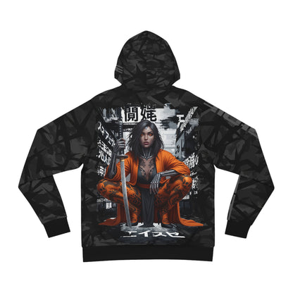 Chic Graphic Hoodie, AOP Streetwear, Urban Fashion, Graphic Sweatshirt, Unique Gift for Him or Her, Trendy Outfit