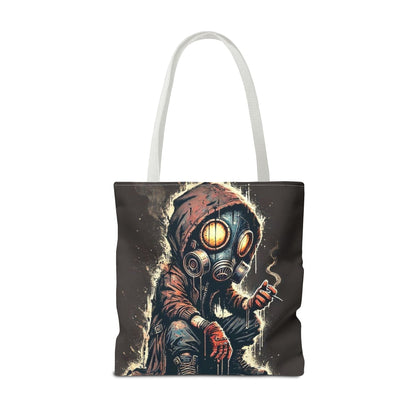 Gothic Tote Bag, Unique AOP Tote, Artful Shopping Bag, Edgy Gift for Her, Trendy Eco-Friendly Tote, Halloween Accessory