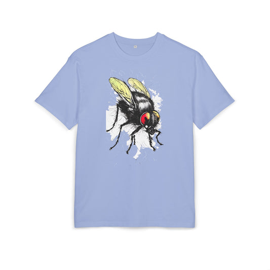 Bee-Inspired Unisex Heavy Oversize Tee, Casual Wear, Graphic T-Shirt, Gift for Nature Lovers, Summer Style, Eco-Friendly Fashion