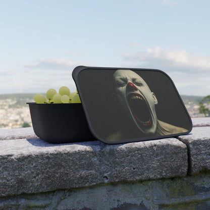 Creepy Clown Themed Bento Box, Spooky Lunch Container, Fun Food Storage, Halloween Gift, Party Supplies, Unique Kitchenware