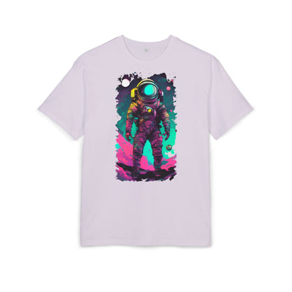 Cosmic Astronaut Tee, Unisex Oversize Tee, Space Graphic Shirt, Retro Astronaut T-Shirt, Gift for Space Lovers, Unique Graphic Tee