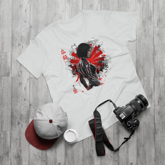 Cyber Samurai Graphic T-Shirt, Unisex Graphic Tee, Anime Shirt, Japanese Art T-Shirt, Gift for Nerds, Cosplay Apparel