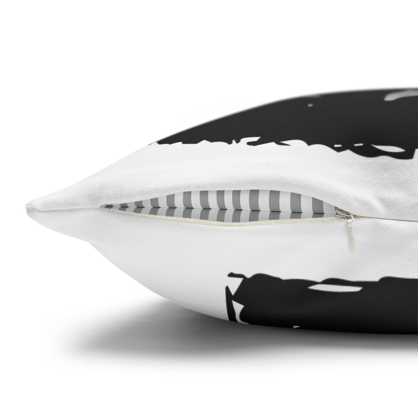 Stylish Spun Polyester Pillowcase, Decorative Accent, Unique Home Decor, Modern Living Room Cushion, Gift for Art Lovers