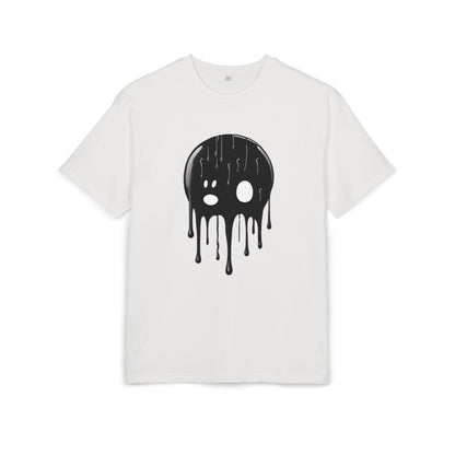 Edgy Skull Graphic Unisex Heavy Oversize Tee