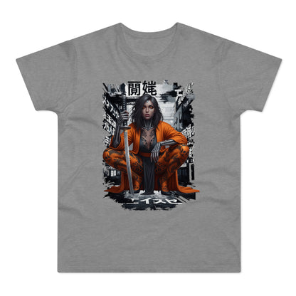 Urban Samurai Unisex T-shirt, Graphic Tee for Anime Fans, Streetwear Fashion, Unique Gift for Birthdays, Casual Wear
