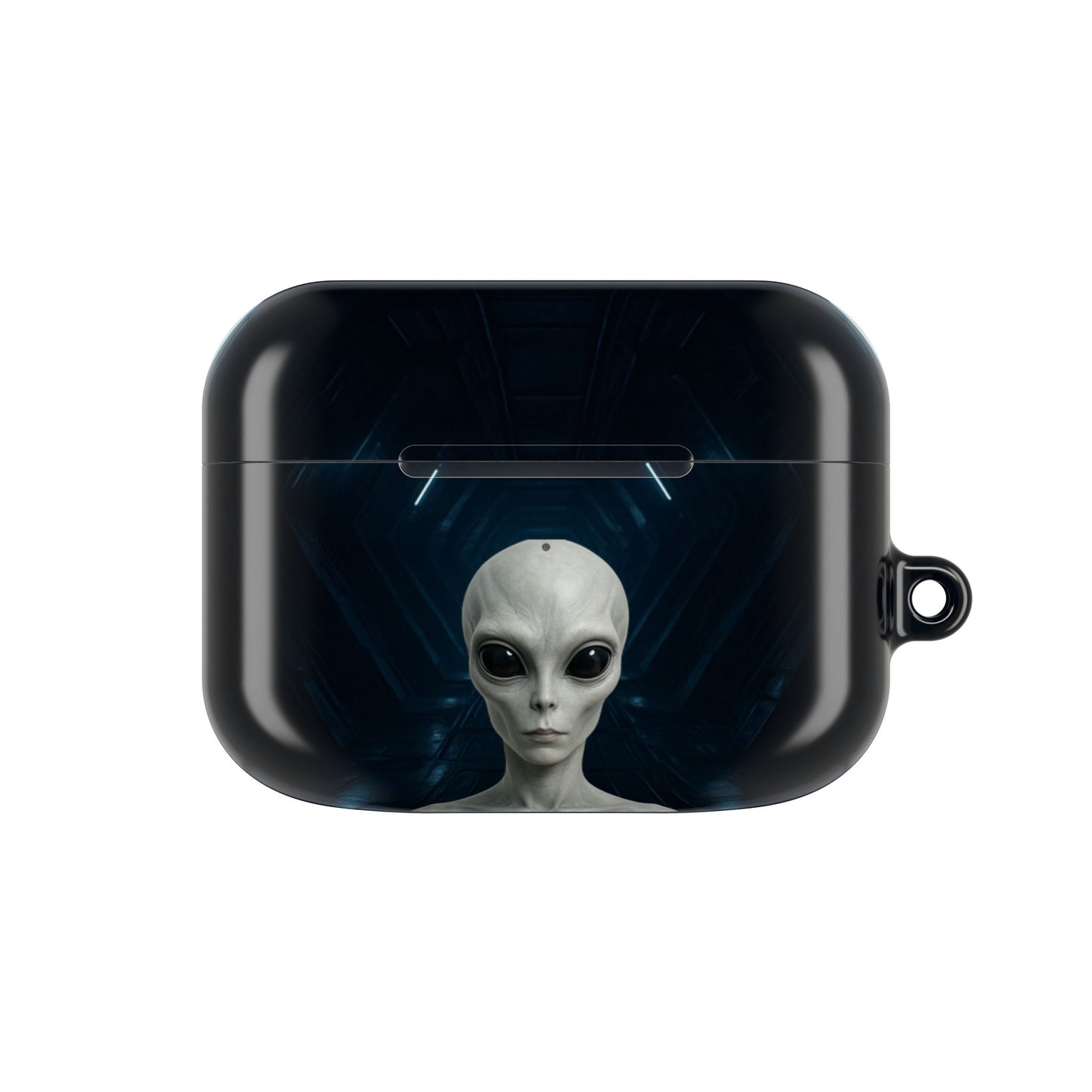 Alien-Themed AirPod Case, Funky Wireless Earbud Cover, Sci-Fi Gift for Music Lovers, Unique Tech Accessory, Halloween Present, Trendy Gadget