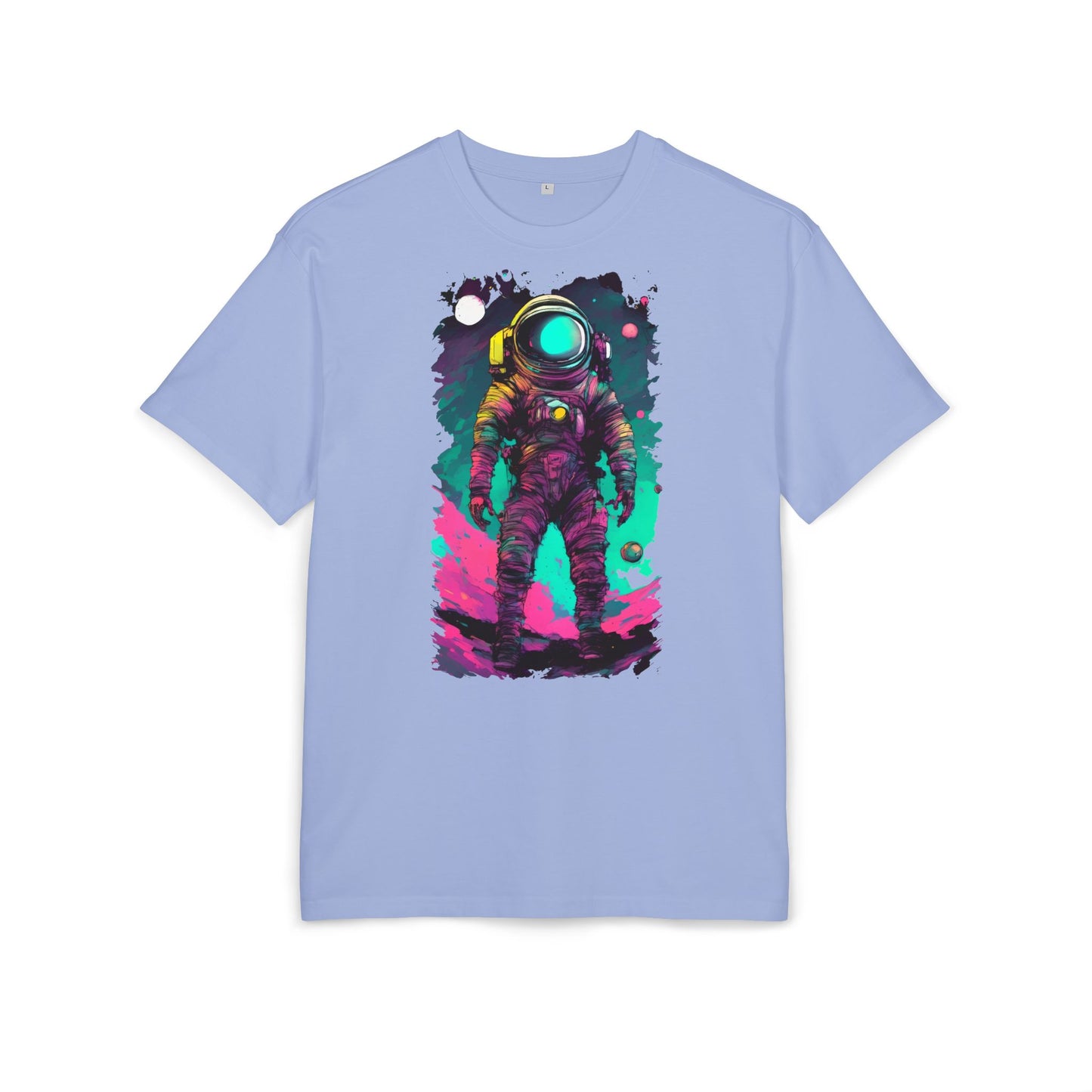 Cosmic Astronaut Tee, Unisex Oversize Tee, Space Graphic Shirt, Retro Astronaut T-Shirt, Gift for Space Lovers, Unique Graphic Tee