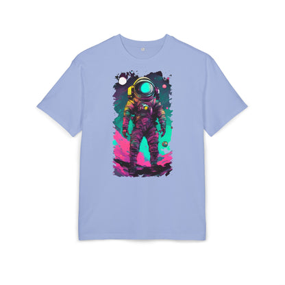 Cosmic Astronaut Tee, Unisex Oversize Tee, Space Graphic Shirt, Retro Astronaut T-Shirt, Gift for Space Lovers, Unique Graphic Tee