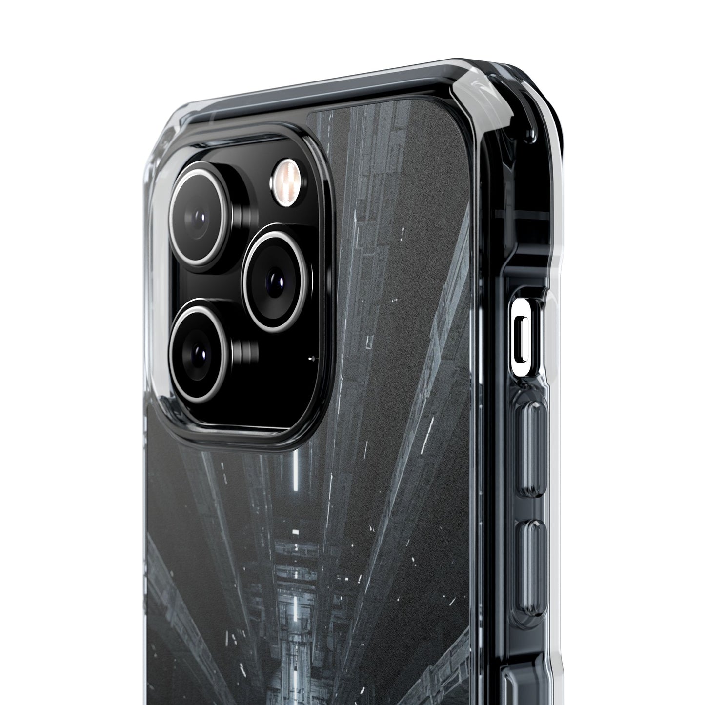 Sci-Fi Phone Case with Magnetic Clear Impact Design, Futuristic Cell Phone Cover, Unique Gifts for Tech Lovers, Holiday Present