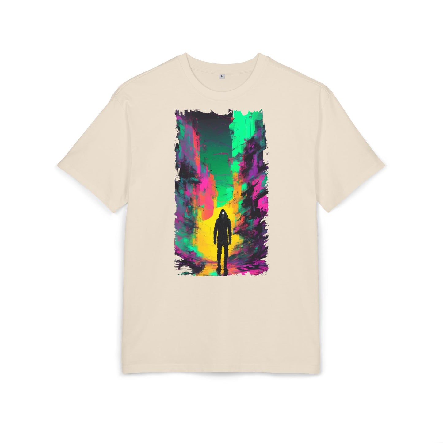 Vibrant Nature-Inspired Oversize Tee, Boho Graphic Tee, Unisex T-Shirt for Adventurers, Colorful Casual Wear, Nature Lover Gift