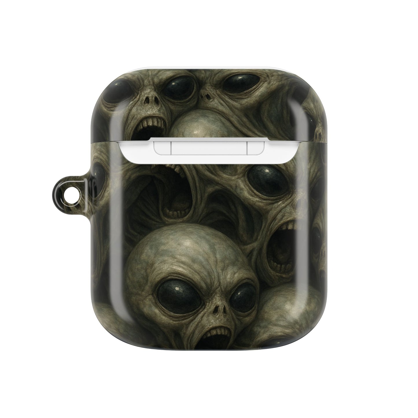 Alien-Themed AirPod Case, Unique Gift for Sci-Fi Lovers, Cool Accessory for Music Enthusiasts, Perfect for Halloween, Collectible