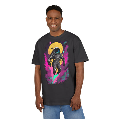 Cosmic Astronaut Tee, Unisex Oversize Tee, Space Graphic Shirt, Retro Astronaut T-Shirt, Gift for Space Lovers, Unique Graphic Tee