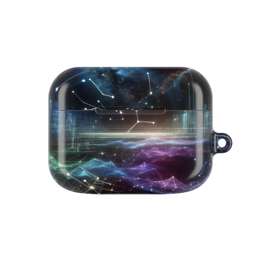 Cosmic Galaxy AirPod Cases, Astronaut Gifts, Space Themed Tech Accessories, Starry Night Earbuds Cover, Unique AirPods Holder