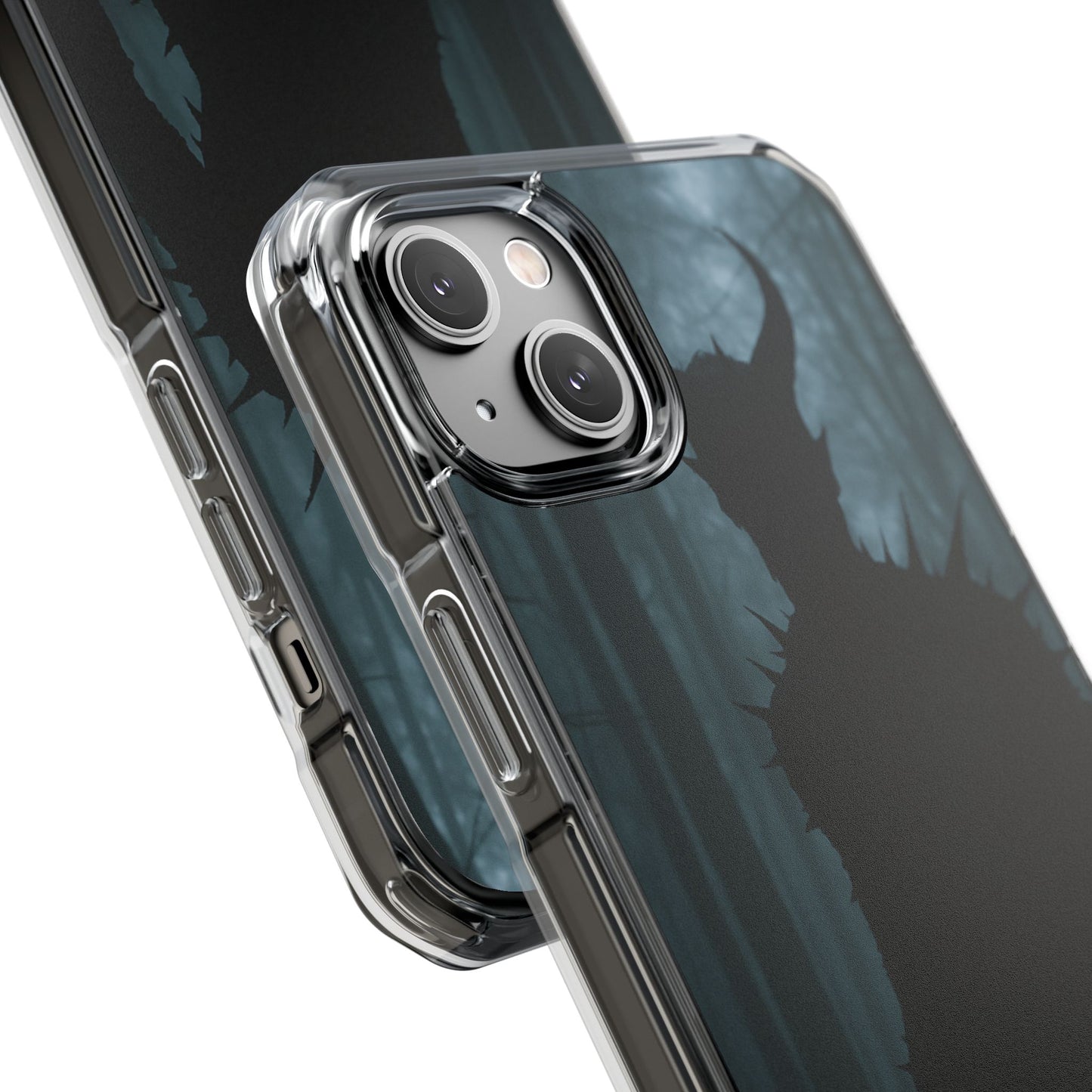 Magnetic Phone Cases, Dark Fantasy Case, Spooky Halloween Accessory, Gift for Gamers, Customizable Clear Impact Cover