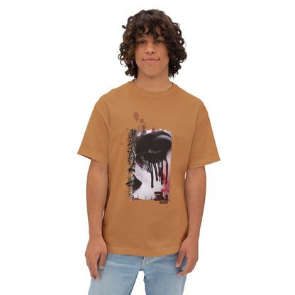 Chic Oversized Graphic Tee - Edgy Art Shirt, Casual Everyday Wear, Fashion Statement, Gift for Art Lovers, Unisex Street Style
