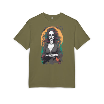 Gothic Art Oversized Tee - Perfect for Halloween Celebrations, Casual Outfits, Gift for Art Lovers, Unique Graphic Tee, Spooky Style