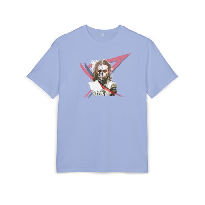 Unisex Heavy Oversize Tee with Artistic Design, Casual T-Shirt, Graphic Tee for Art Lovers, Gift for Creative Friends, Trendy Streetwear