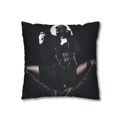 Gothic Glam Pillows, Square Cushion Covers, Elegant Home Decor, Statement Throw, Dark Aesthetic Gifts, Modern Bedroom Accent