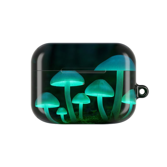Mushroom Design AirPod Cases - Geometric Tech Design, Durable Cover, Gift for Tech Lovers, Unique Accessories, Perfect for Holidays