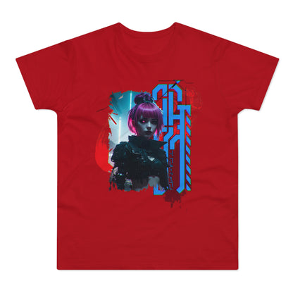 Cyberpunk Art Unisex T-Shirt, Streetwear Tee, Graphic Shirt, Gift for Him, Festival Apparel, Tech-Inspired Fashion