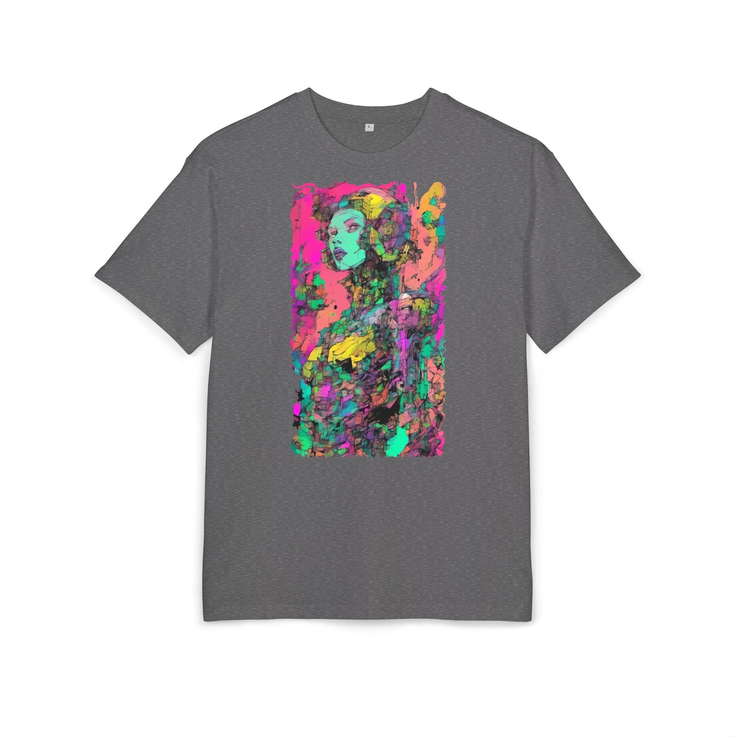 Artistic Oversize Tee - Vibrant Graphic Shirt, Casual Streetwear, Unique Gift for Art Lovers, Everyday Wear, Graphic Tee